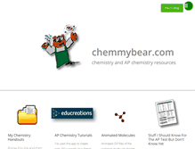 Tablet Screenshot of chemmybear.com